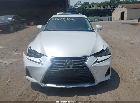JTHC81D20J5033039 2018 LEXUS IS 300 White Вид щитка приладів