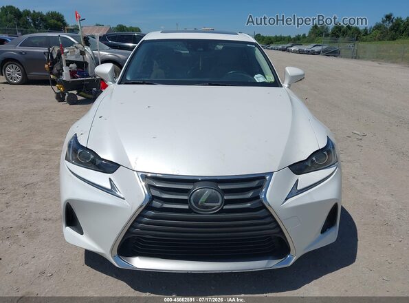 JTHC81D22J5028487 2018 LEXUS IS 300 Белый Вид задней части салона