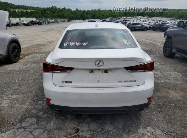 JTHC81D22J5031096 2018 LEXUS IS White Հետևի տեսք