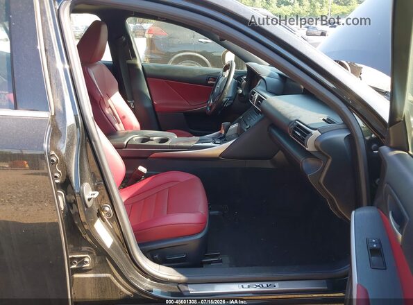 JTHC81D22K5035344 2019 LEXUS IS 300 Gray წინა სალონის ხედი