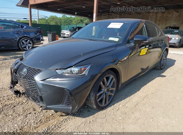 JTHC81D22K5035344 2019 LEXUS IS 300 Gray წინა მარცხენა ხედი სამი მეოთხედიდან