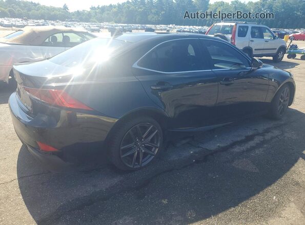 JTHC81D23J5027557 2018 LEXUS IS Black Trasero derecho