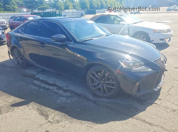 JTHC81D23J5027557 2018 LEXUS IS Black Delantero derecho