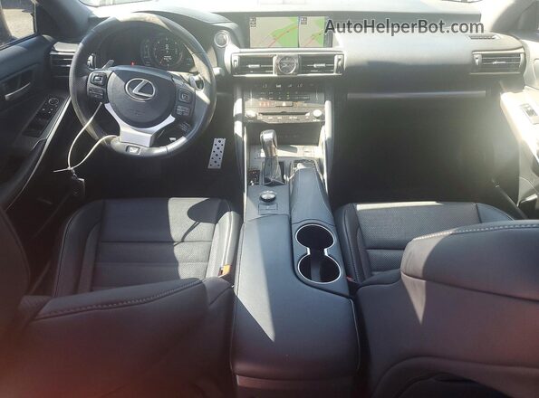 JTHC81D23J5027557 2018 LEXUS IS Black Vista del salpicadero