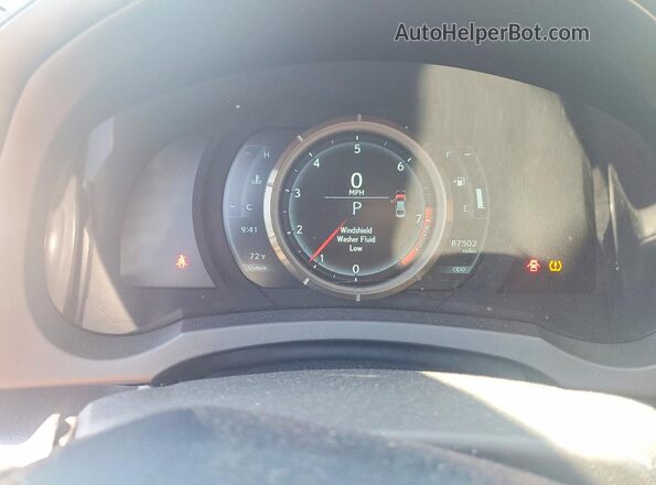 JTHC81D23J5027557 2018 LEXUS IS Black Vista del cuadro de instrumentos