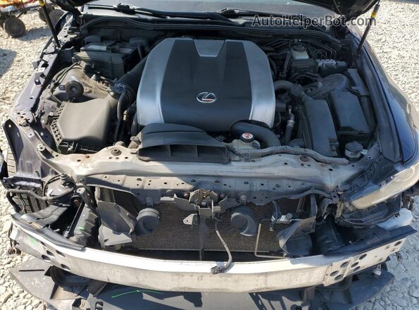 JTHC81D23J5028613 2018 LEXUS IS Blue Rear interior view