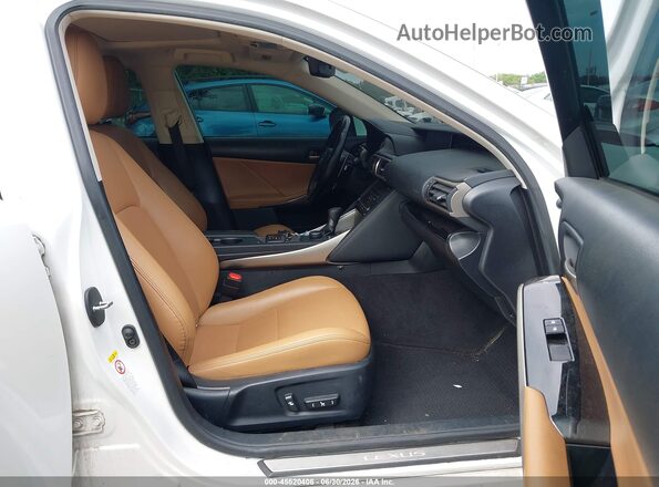 JTHC81D24J5030497 2018 LEXUS IS 300 White Widok wnętrza z przodu