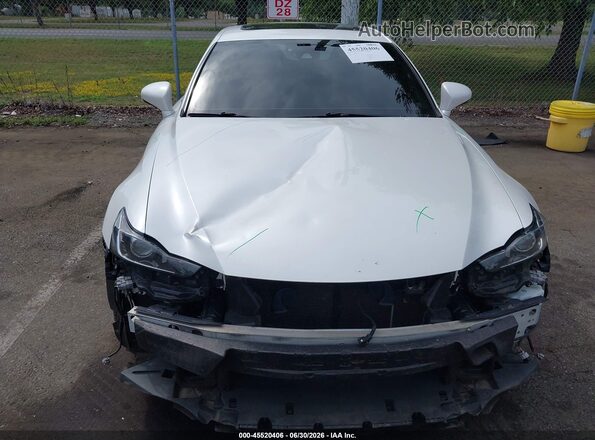 JTHC81D24J5030497 2018 LEXUS IS 300 White Widok zestawu wskaźników