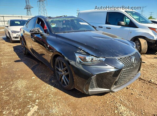 JTHC81D25K5036360 2019 LEXUS IS Black წინა მარჯვენა
