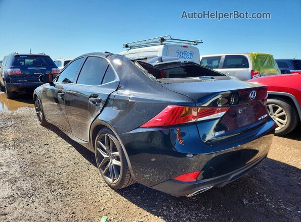 JTHC81D25K5036360 2019 LEXUS IS Black უკანა მარცხენა
