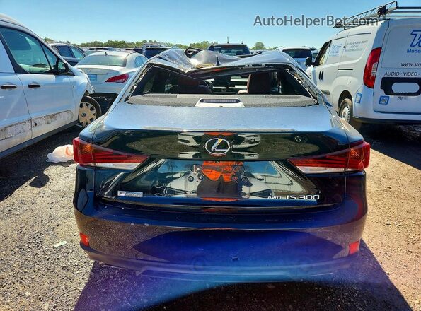 JTHC81D25K5036360 2019 LEXUS IS Black უკანა ხედი