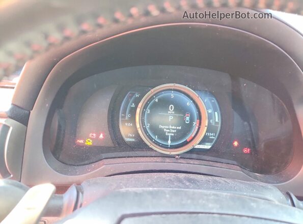 JTHC81D25K5036360 2019 LEXUS IS Black ხელსაწყოთა პანელის ხედი