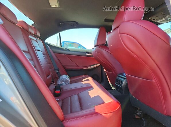 JTHC81D27J5030087 2018 LEXUS IS Silver Հետևի նստատեղերի տեսք