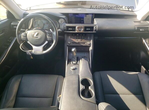 JTHC81D28K5038569 2019 LEXUS IS Silver Dashboard view