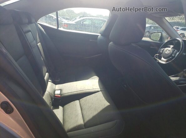 JTHC81D28K5038569 2019 LEXUS IS Silver Rear seats view