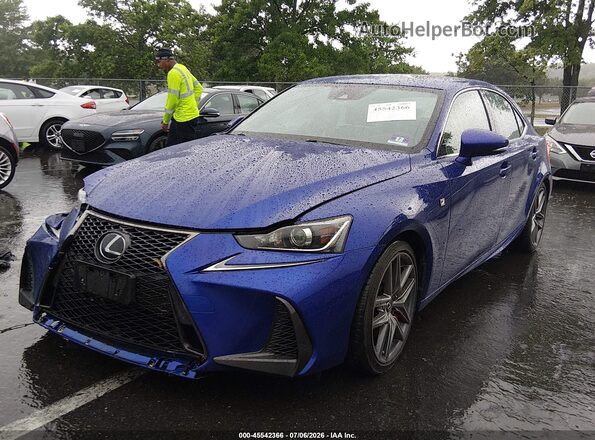 JTHC81D29K5038029 2019 LEXUS IS 300 Blue Vista tres cuartos delantera izquierda