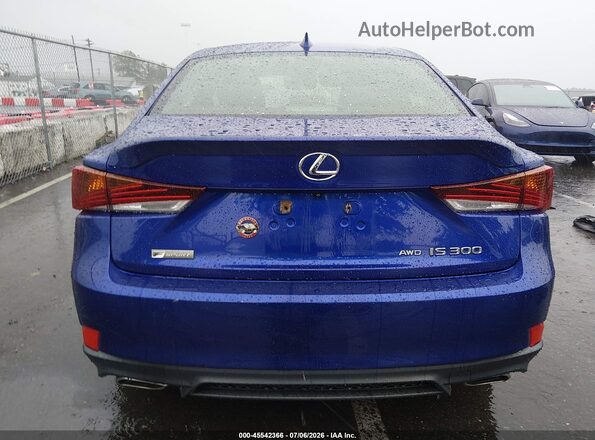 JTHC81D29K5038029 2019 LEXUS IS 300 Blue 