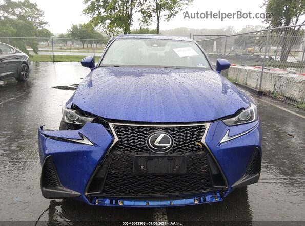 JTHC81D29K5038029 2019 LEXUS IS 300 Blue Vista del cuadro de instrumentos