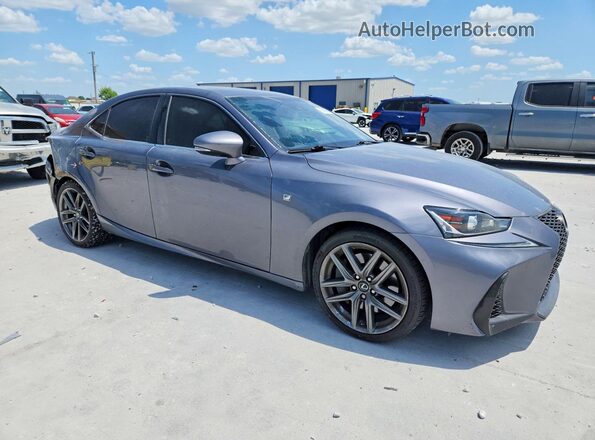 JTHC81D2XJ5030987 2018 LEXUS IS Gray Front right