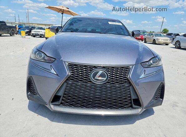 JTHC81D2XJ5030987 2018 LEXUS IS Gray Front view