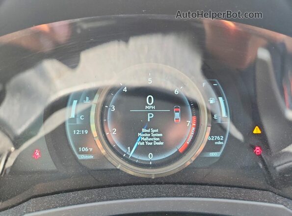 JTHC81D2XJ5030987 2018 LEXUS IS Gray Instrument cluster view