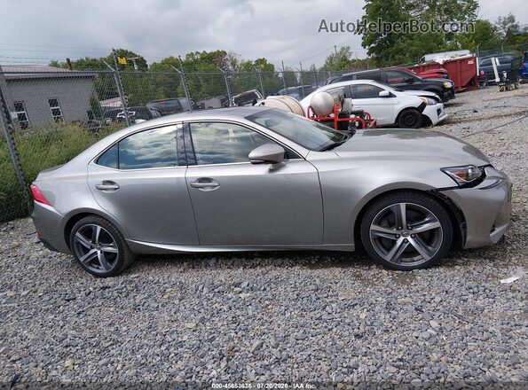 JTHC81D2XJ5031914 2018 LEXUS IS 300 Silver Widok wnętrza z tyłu