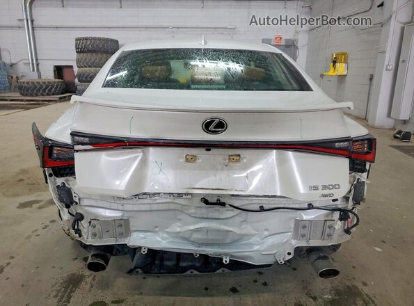 JTHC81F24M5047155 2021 LEXUS IS White Rear view