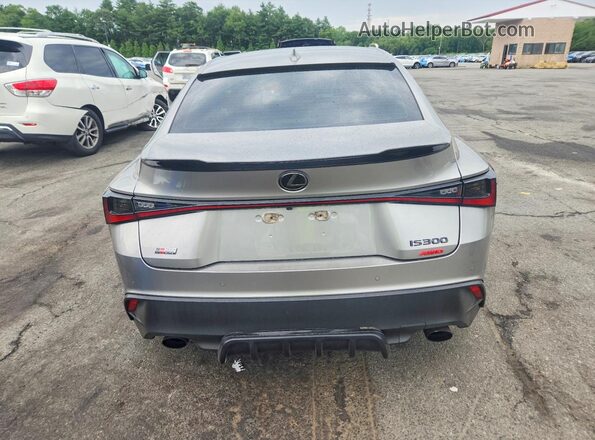 JTHC81F25M5044961 2021 LEXUS IS Silver უკანა ხედი