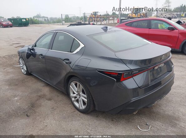 JTHC81F26P5051941 2023 LEXUS IS 300 Gray Trasero izquierdo