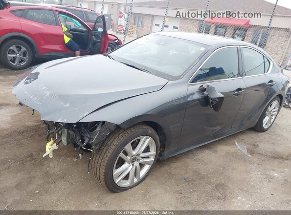 JTHC81F26P5051941 2023 LEXUS IS 300 Gray Vista tres cuartos delantera izquierda