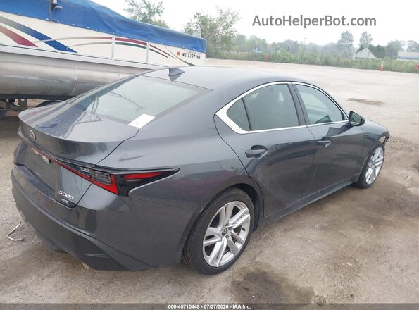 JTHC81F26P5051941 2023 LEXUS IS 300 Gray Trasero derecho