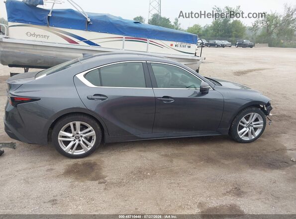 JTHC81F26P5051941 2023 LEXUS IS 300 Gray Vista interior de 360 grados