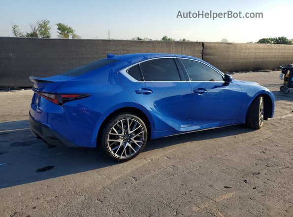 JTHC81F28M5044257 2021 LEXUS IS Blue Rear right