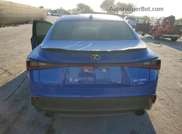 JTHC81F28M5044257 2021 LEXUS IS Blue Rear view