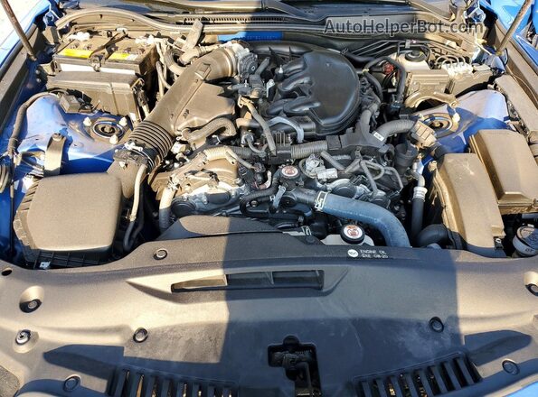 JTHC81F28M5044257 2021 LEXUS IS Blue Rear interior view
