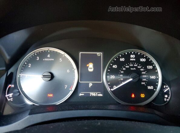 JTHC81F28M5044257 2021 LEXUS IS Blue Instrument cluster view