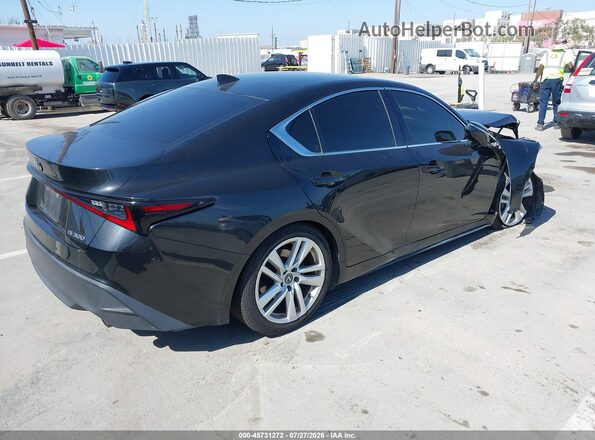 JTHCA1D22M5114858 2021 LEXUS IS 300 Черный Задняя правая четверть