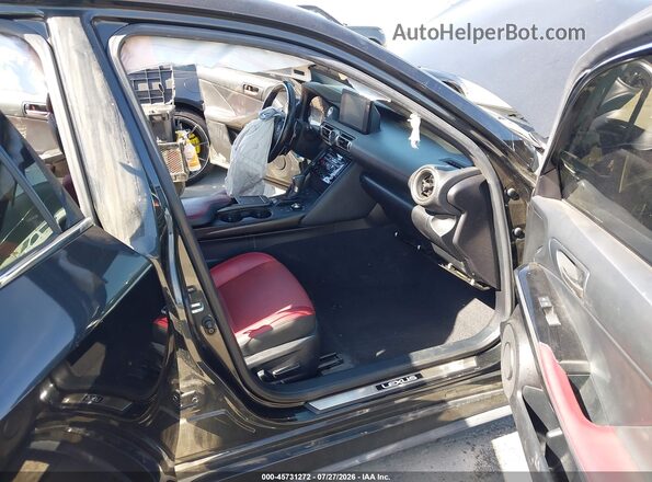 JTHCA1D22M5114858 2021 LEXUS IS 300 Черный Вид салона спереди