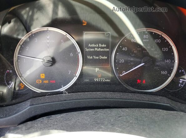 JTHCA1D23M5115694 2021 LEXUS IS Gray Vista del cuadro de instrumentos