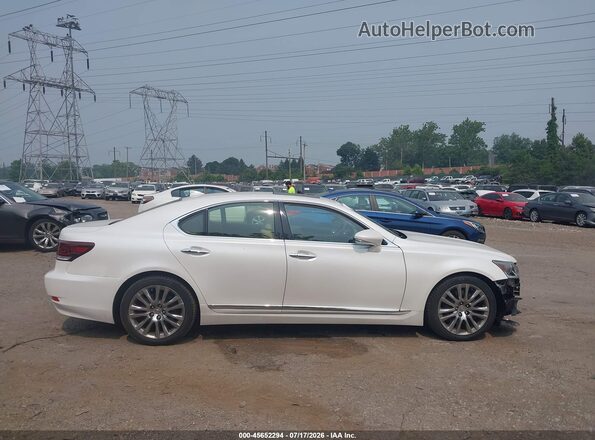 JTHCL5EF4G5027003 2016 LEXUS LS 460 Желтый Вид задней части салона