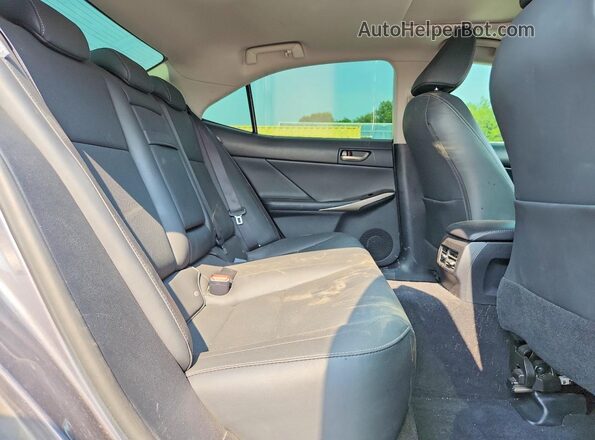 JTHCM1D20H5023830 2017 LEXUS IS Gray Вид задніх сидінь