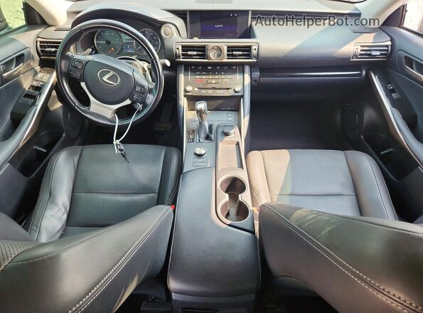 JTHCM1D20H5023830 2017 LEXUS IS Gray Вид панелі приладів