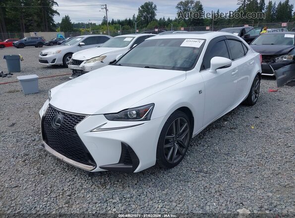 JTHCM1D20H5023925 2017 LEXUS IS 300 White წინა მარცხენა ხედი სამი მეოთხედიდან