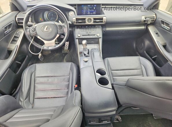 JTHCM1D22G5005389 2016 LEXUS IS Silver წინა პანელის ხედი