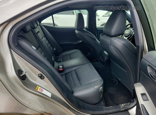 JTHCM1D22G5005389 2016 LEXUS IS Silver უკანა სავარძლების ხედი