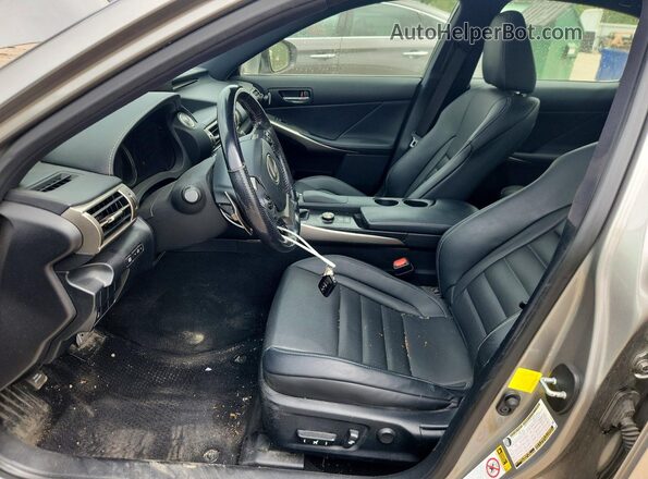 JTHCM1D22G5005389 2016 LEXUS IS Silver წინა სალონის ხედი