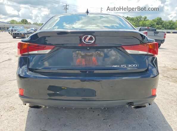 JTHCM1D24H5025080 2017 LEXUS IS Black Rear view