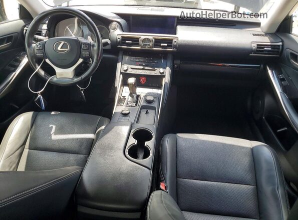 JTHCM1D24H5025080 2017 LEXUS IS Black Dashboard view