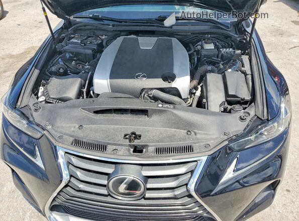 JTHCM1D24H5025080 2017 LEXUS IS Black Rear interior view