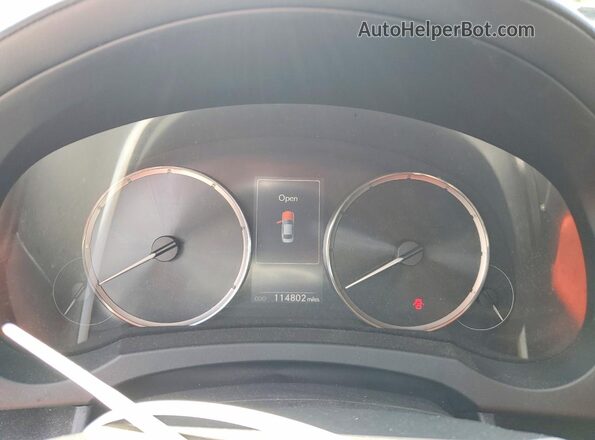 JTHCM1D24H5025080 2017 LEXUS IS Black Instrument cluster view
